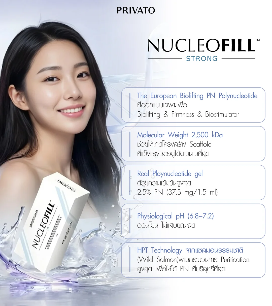 ประโยชน์ของ Nucleofill Strong