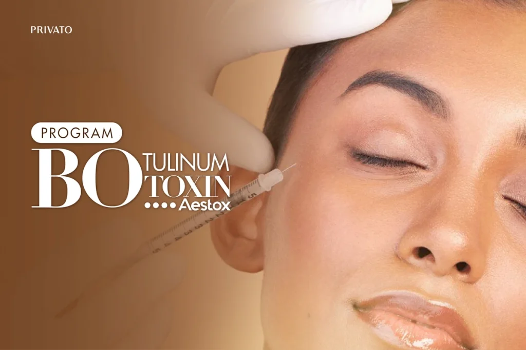 Botox Aestox treatment details for wrinkle reduction at Privato Clinic