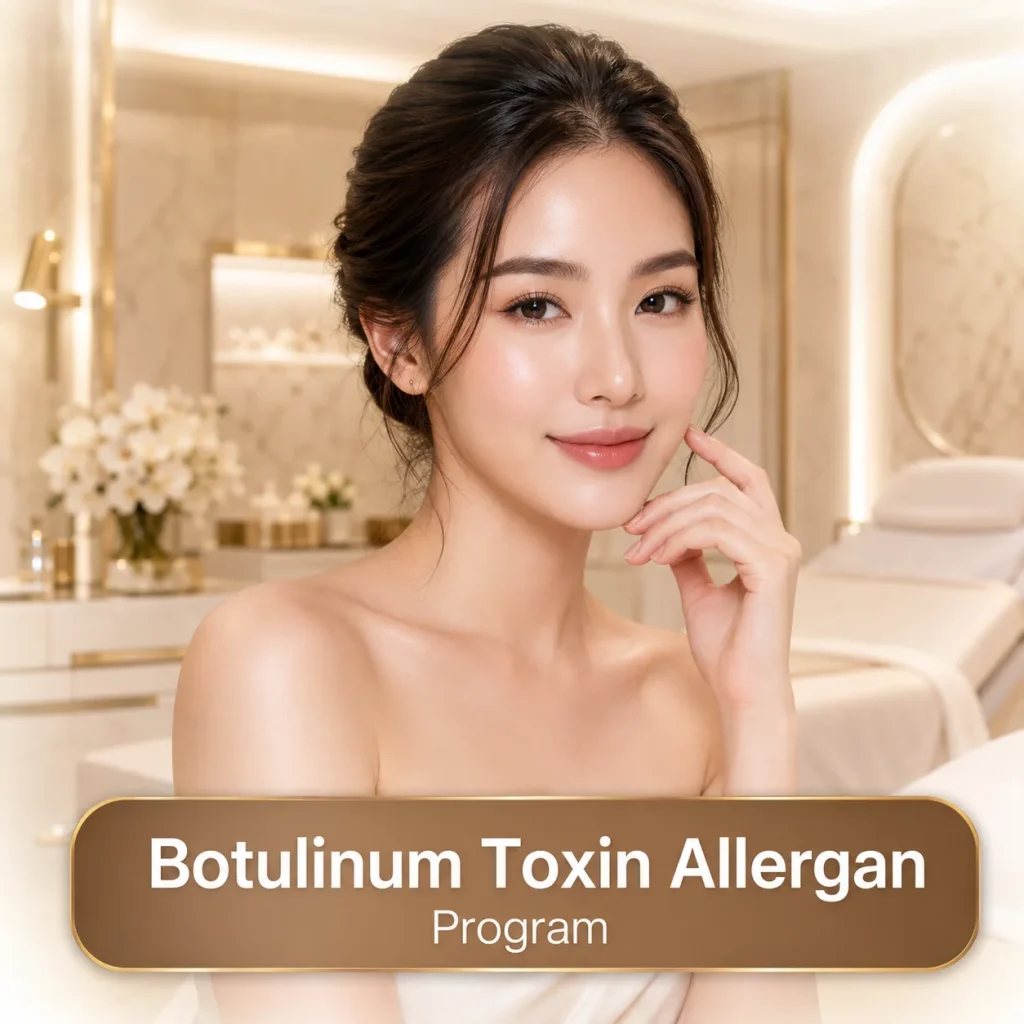 Botox Allergan injection program for wrinkle and facial contour planning at Privato Clinic Bangkok