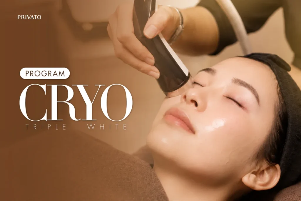 Cryo Triple White facial treatment at Privato Clinic Bangkok
