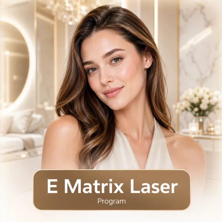 เครื่องเลเซอร์ E Matrix Fractional RF รักษาหลุมสิวที่ Privato Clinic