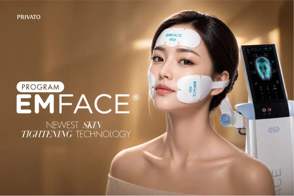 EMFACE ยกกระชับใบหน้าโดยไม่ใช้เข็ม ที่ Privato Clinic