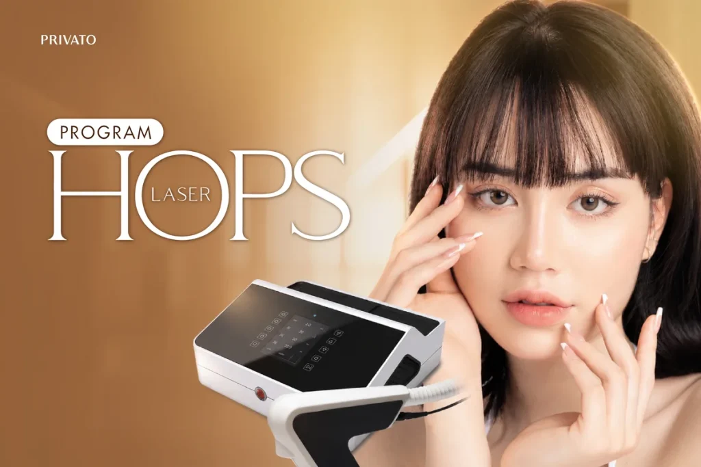 เครื่องเลเซอร์ HOPS Laser ดูแลผิวและกำจัดขนที่ Privato Clinic