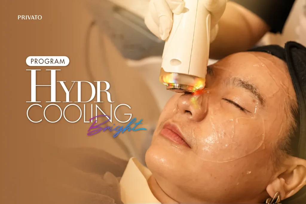 Hydro Cooling Bright facial treatment at Privato Clinic Bangkok