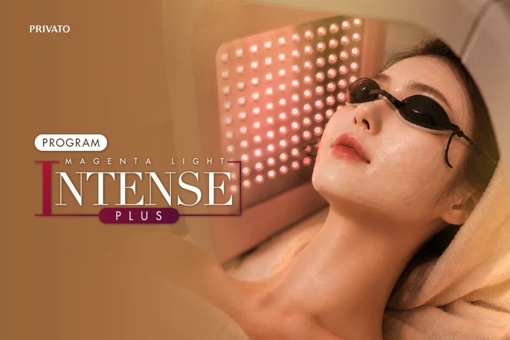โปรแกรมรักษาสิว Magenta Light Intense Plus ที่ Privato Clinic