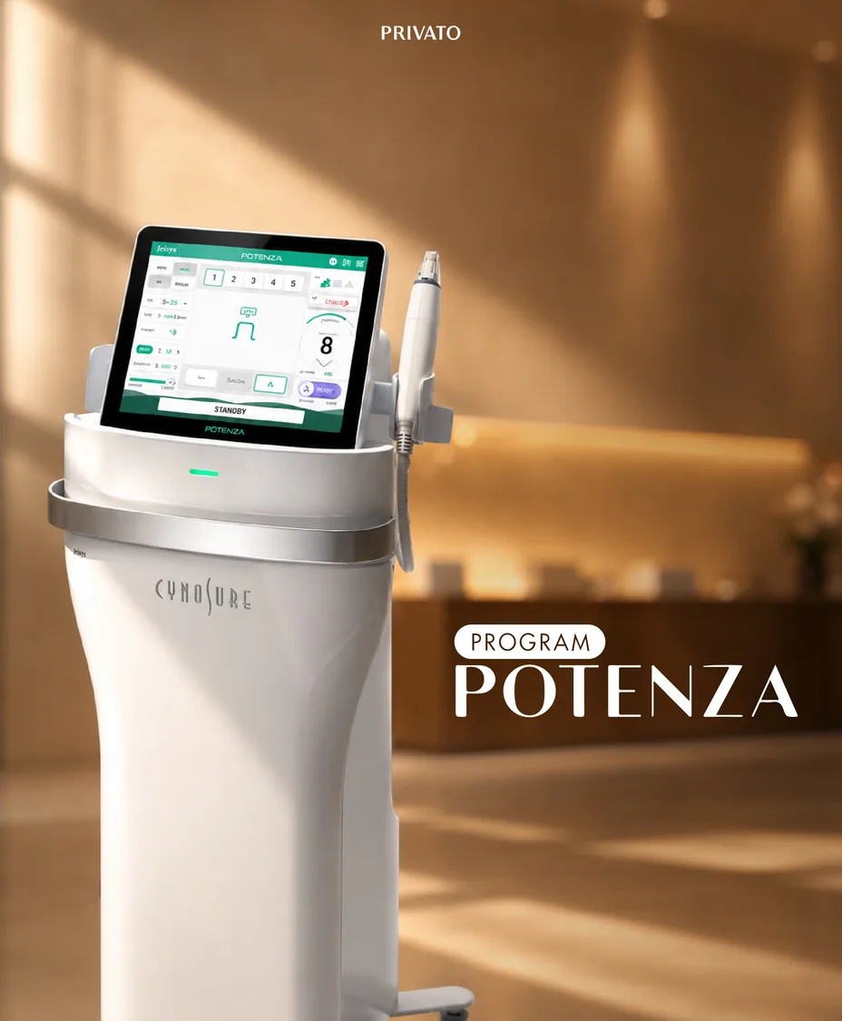 Potenza RF microneedling device at Privato Clinic Bangkok