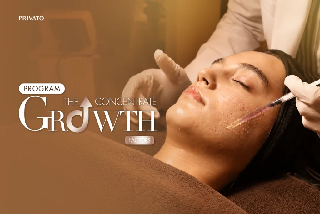 ภาพโปรแกรม The Concentrate Growth Factors ฟื้นฟูผิวระดับเซลล์ที่ Privato Clinic กรุงเทพ