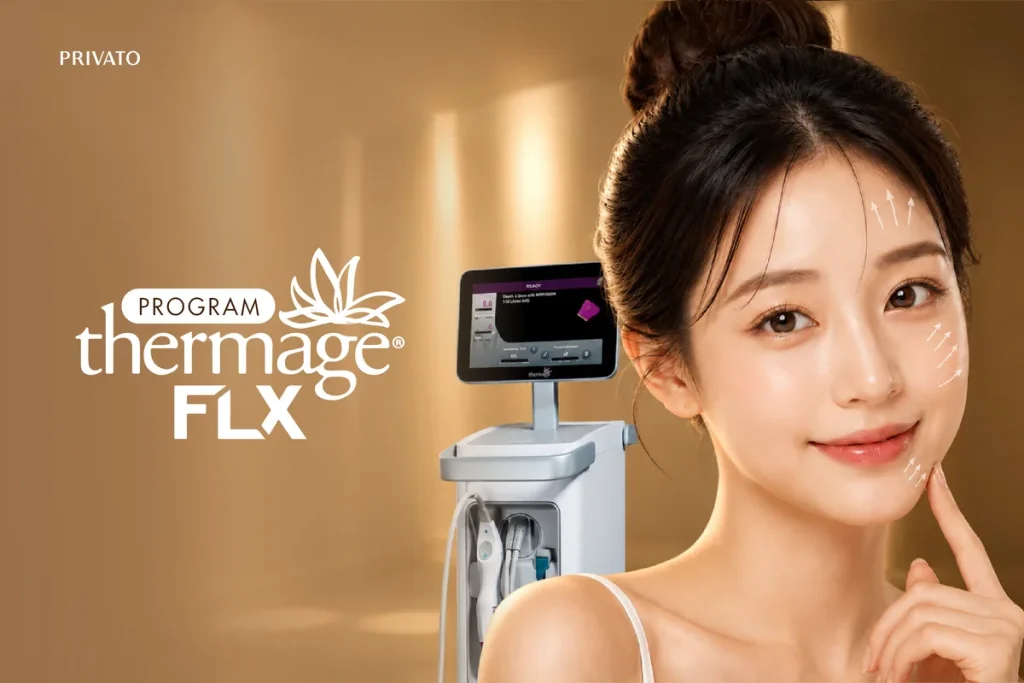 Thermage FLX ยกกระชับและสลายไขมันใบหน้าที่ Privato Clinic