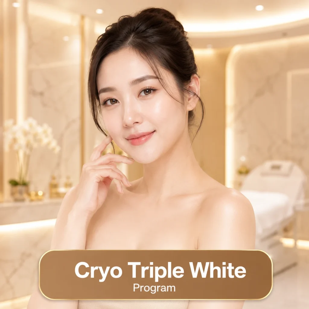 Cryo Triple White facial treatment at Privato Clinic Bangkok