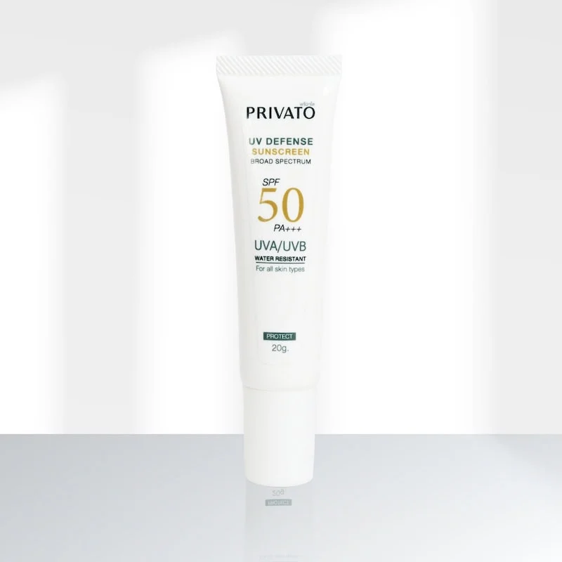 Privato UV Defense Sunscreen Broad Spectrum SPF 50 PA+++ product image