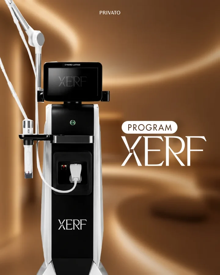 XERF device and treatment handpiece for skin lifting at Privato Clinic
