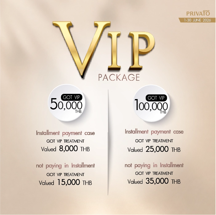 Deal of the Year promotion 8 at Privato Clinic