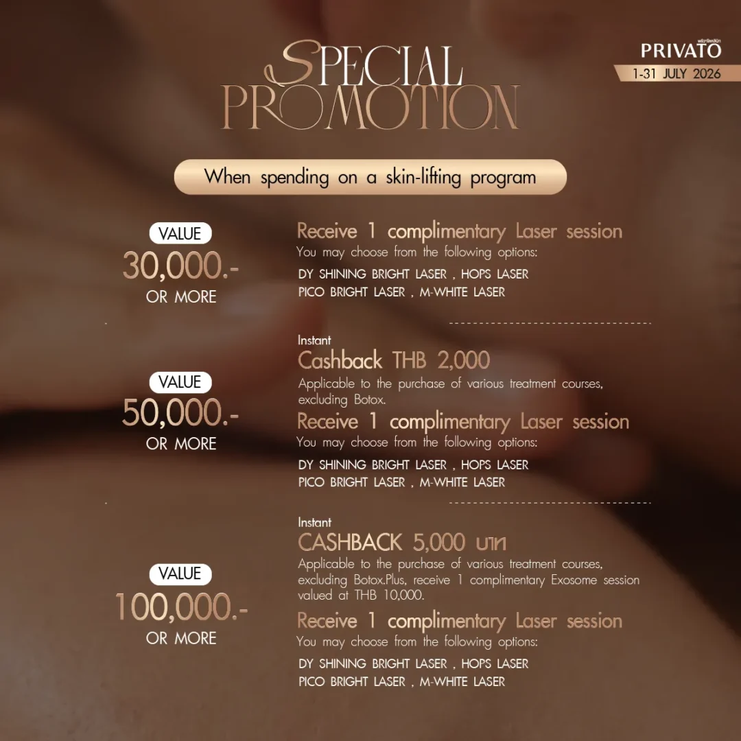 Deal of the Year promotion 7 at Privato Clinic