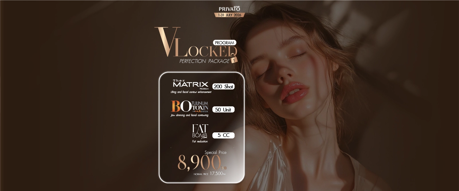 V-Shape Face promotion at Privato Clinic - July 2026