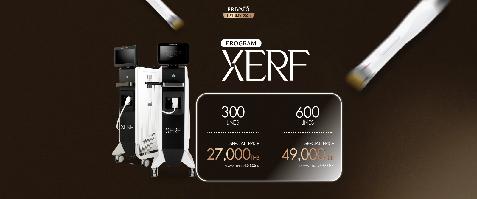 XERF Lifting promotion at Privato Clinic - July 2026