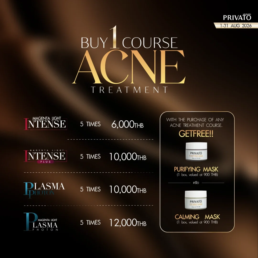 Acne Care promotion 1 at Privato Clinic