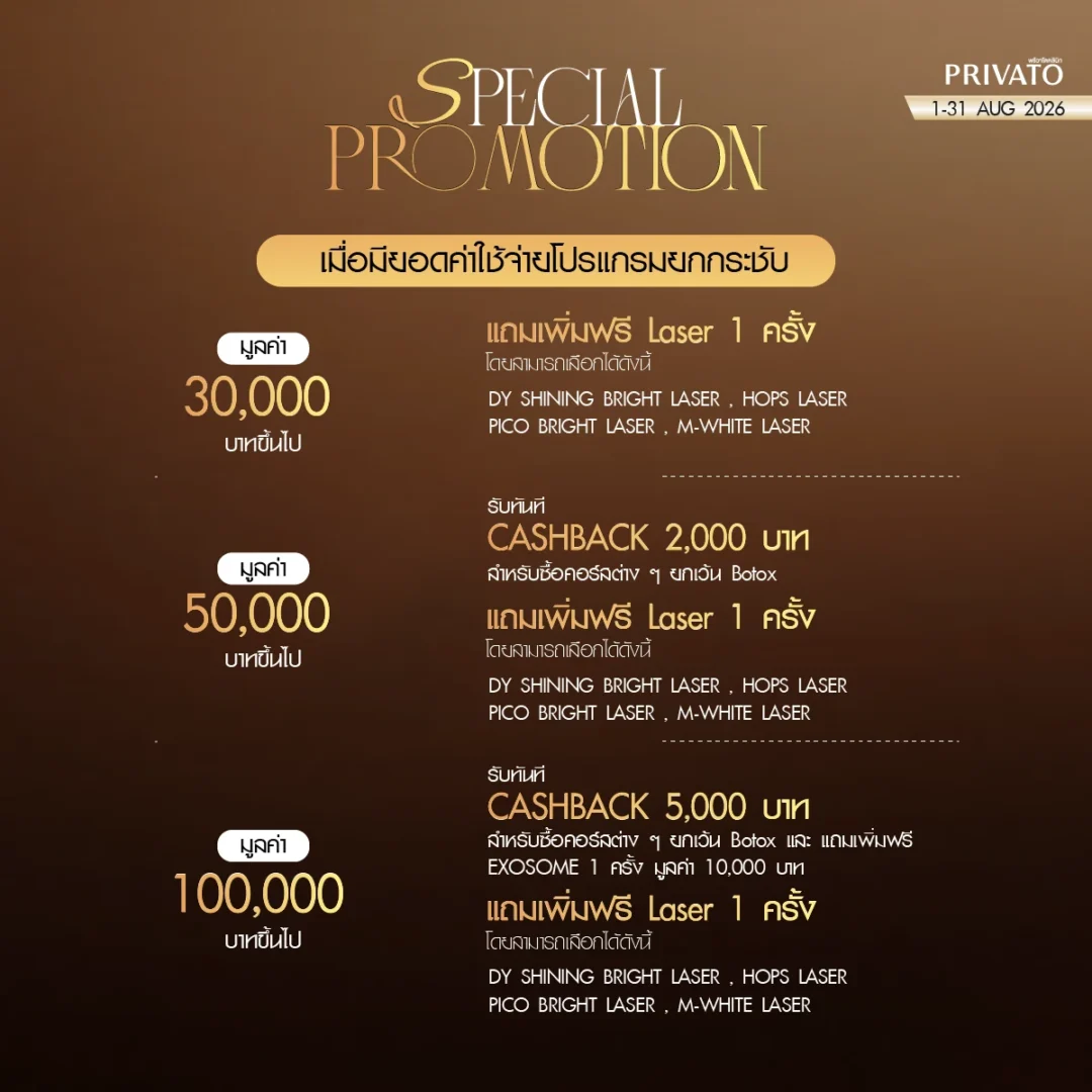 ดีลแห่งปี promotion of สิงหาคม - 8
