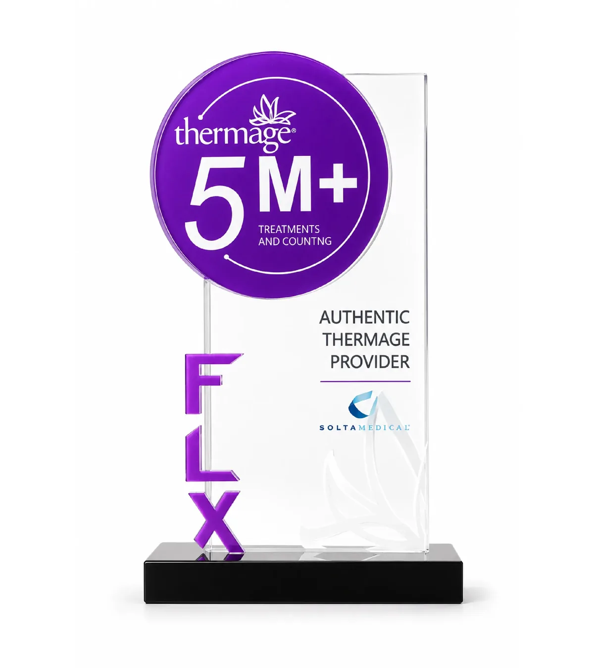 ป้าย Authentic Thermage Provider สำหรับเครื่อง Thermage FLX จาก Solta Medical