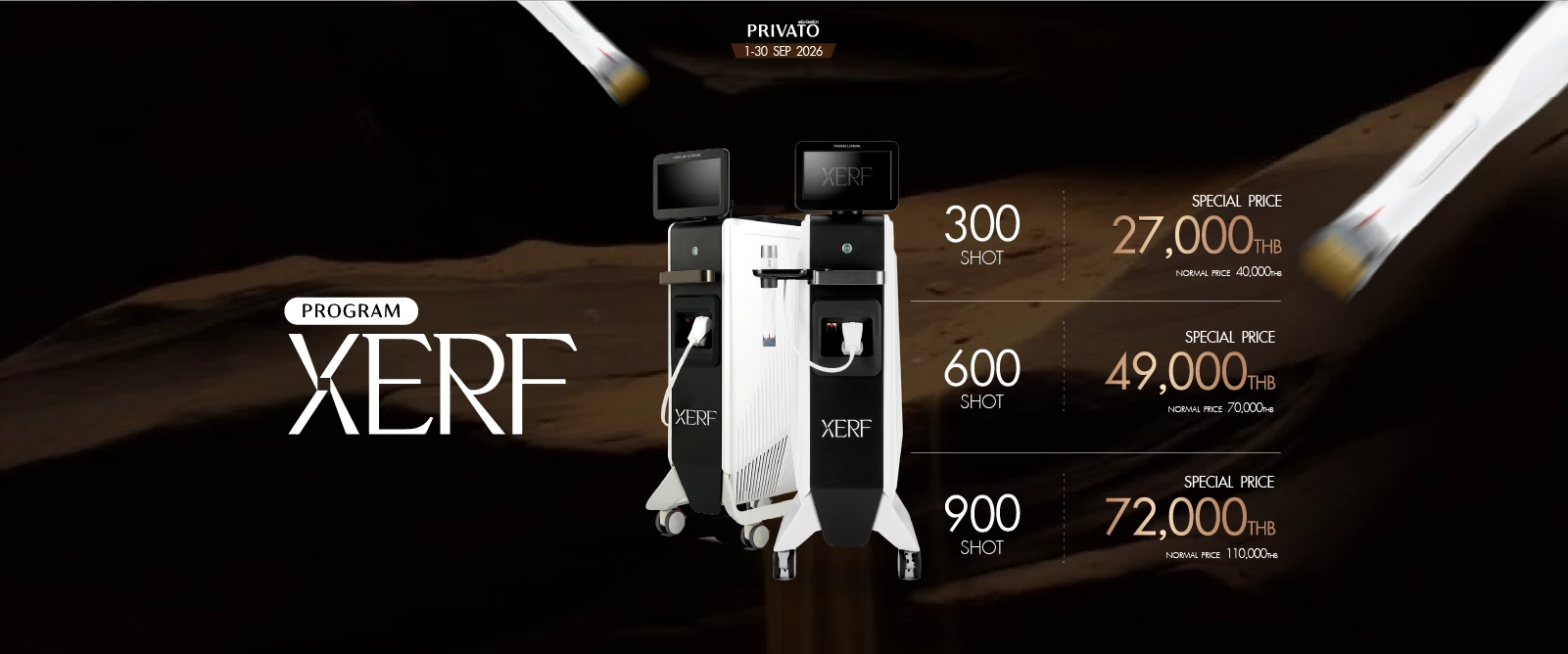 XERF Lifting promotion at Privato Clinic - September 2026