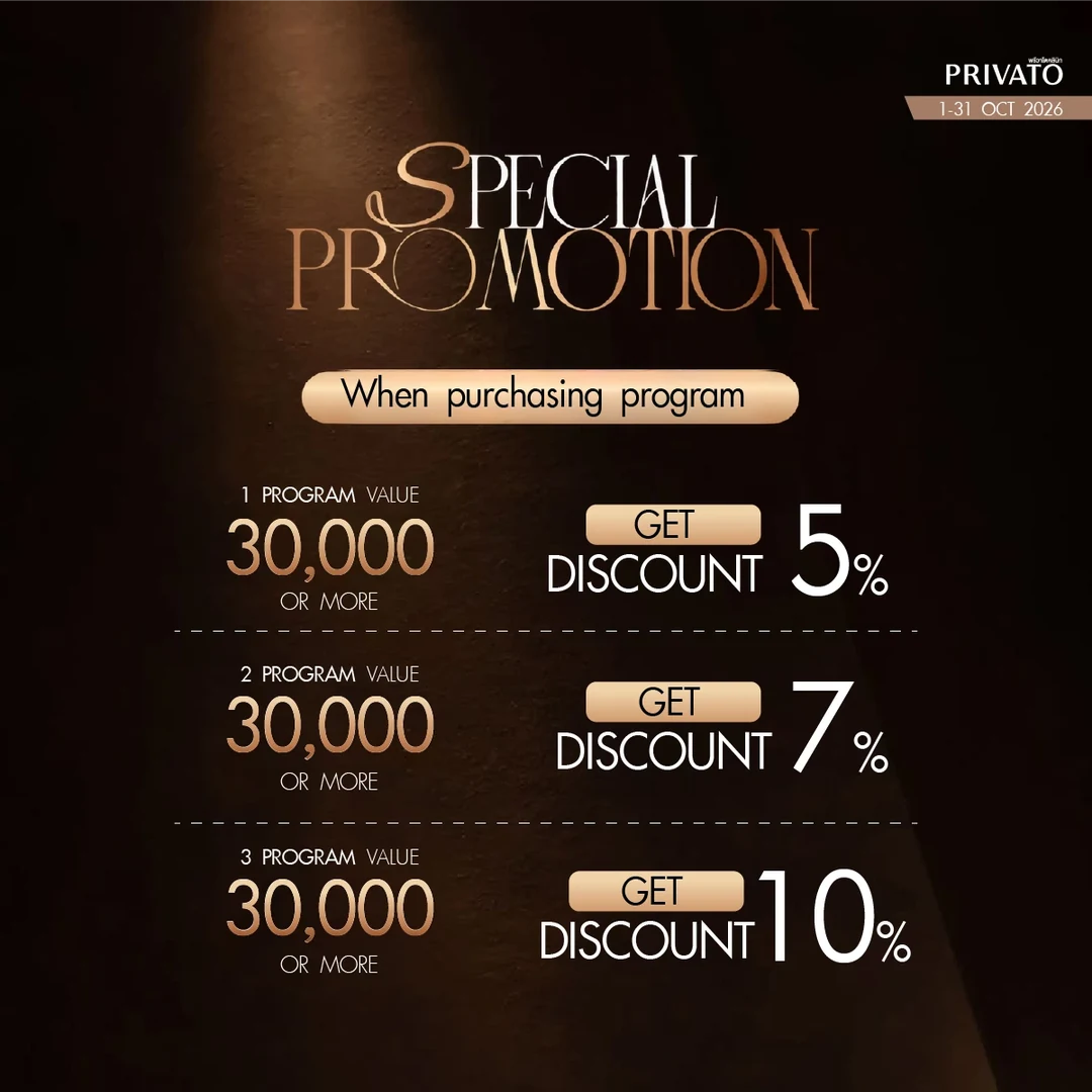Deal of the Year promotion 8 at Privato Clinic