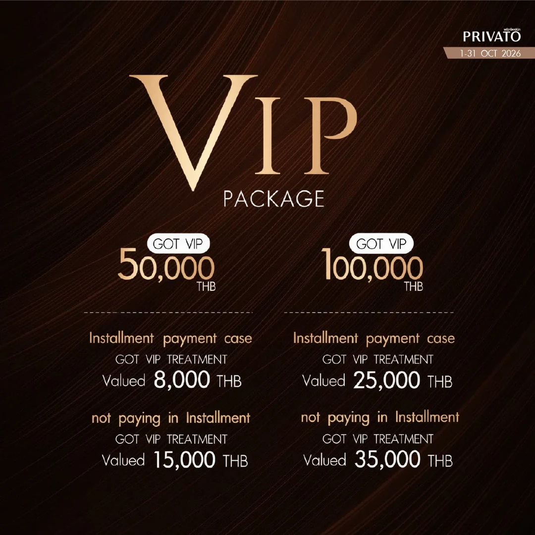 Deal of the Year promotion 9 at Privato Clinic